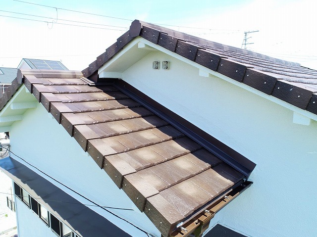 加古川市のルーガ鉄平で葺き替えた屋根